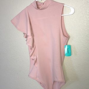 Cute pink body suit